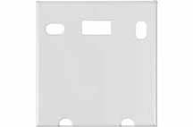 72556T2 - Adaptateur pour plaque nominative montée sur EM340 (blanc)