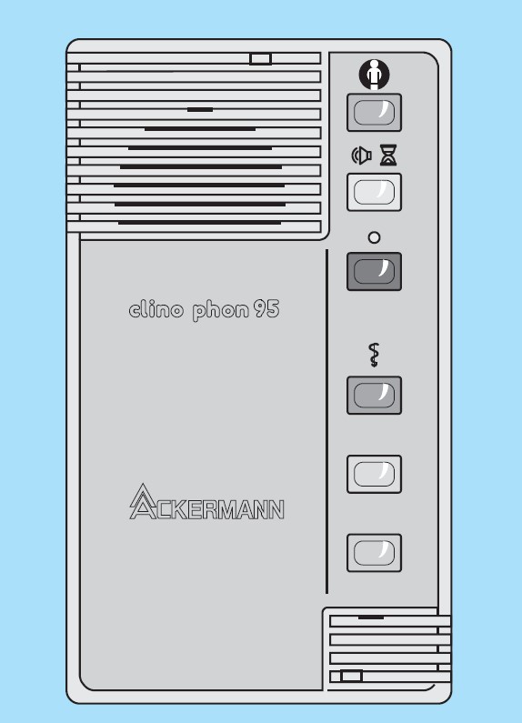 76934D - Terminal de Chambre Sans Afficheur Avec Bouton Medecin