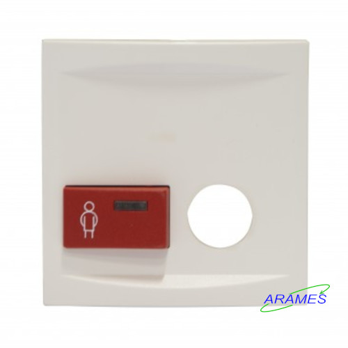 88881A3 - Plaque de propreté RAL 9016 pour bloc d