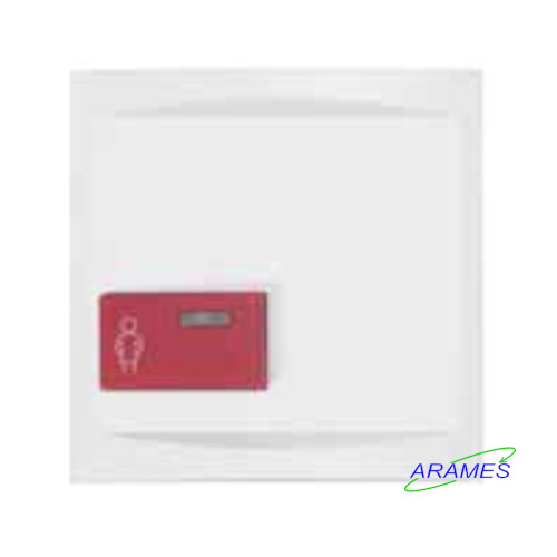 88881G3 - Plaque de propreté avec bouton rouge (73022A2)