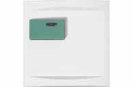 88881H4 - Plaque de propreté avec bouton vert