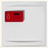88881K3 - Plaque de Propreté Avec Bouton Rouge (73073F3)