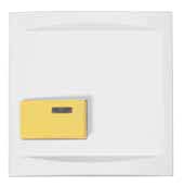 88881M3 - Plaque de Propreté Avec Bouton Jaune (73642D)