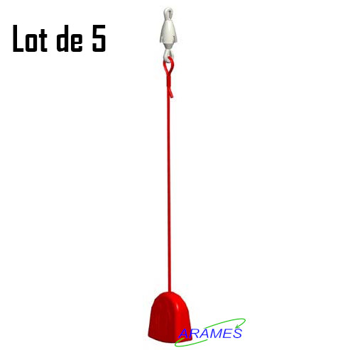 88885CR - Cordon de tirage avec poignée (lot 5pcs)