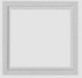 88914A3 - Cadres pour plaque de propreté Cadre simple 81x81mm ral 9016