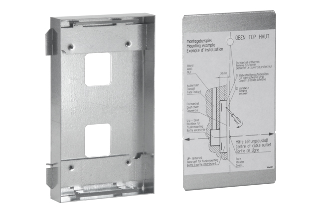88950A - SOCLE ENCASTRE POUR ELECTRONIQUE MURALE Pour 74190xx