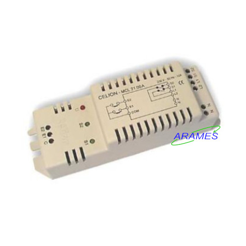 MCL21.00 - CELION Module 2100 télérupteur 2 sorties (éclairages ambiant et liseuse)